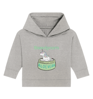 Beautycorn Aloe Vera Unicorn - Sudadera con capucha ecológica para bebé