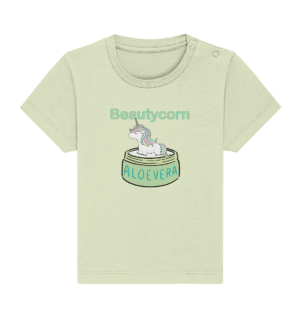 Beautycorn Aloe Vera Unicorn - Camiseta ecológica para bebé