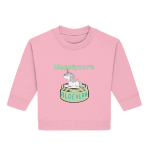 Beautycorn Aloe Vera Unicorn - Baby Organic Sweatshirt