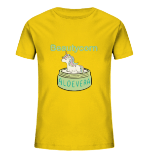 Beautycorn Aloe Vera Unicorn - Camiseta orgánica para niños
