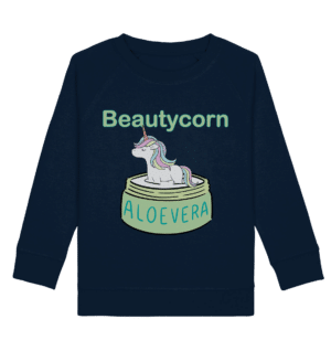 Beautycorn Aloe Vera Unicorn - Kids Organic Sweatshirt