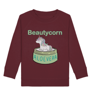 Beautycorn Aloe Vera Unicorn - Sudadera Ecológica Niños