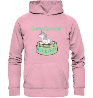 Beautycorn Aloe Vera Unicorn - Çocuk Premium Kapüşonlu Üst