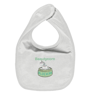 Beautycorn Aloe Vera Unicorn - Organic Baby-Lätzchen