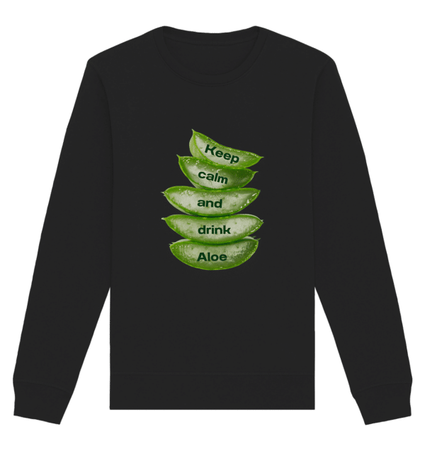 Front Organic Basic Unisex Sweatshirt 272727