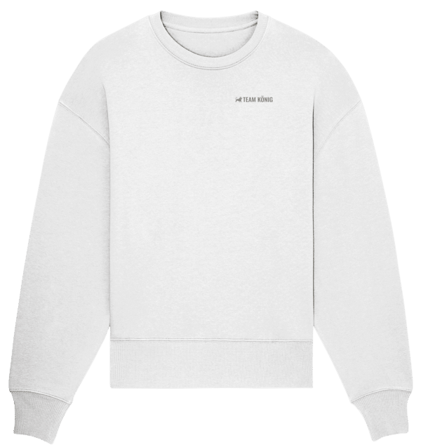 Front Organic Oversize Sweatshirt Stick F8F8F8 1116X 1