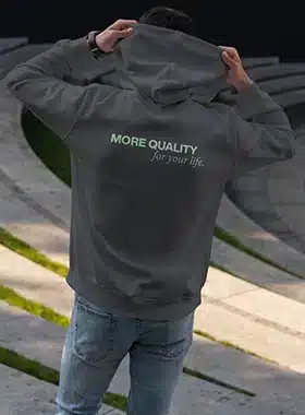 LR More Quality for your life - Sweat-shirt unisexe organique de base