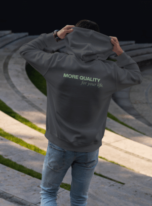 LR More Quality for your life - Hoodie mode organique