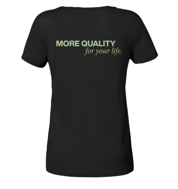 Back Ladies Organic Basic Shirt 272727